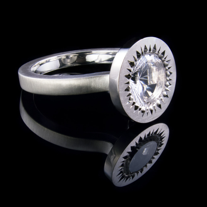 starburst ring swiss quartz
