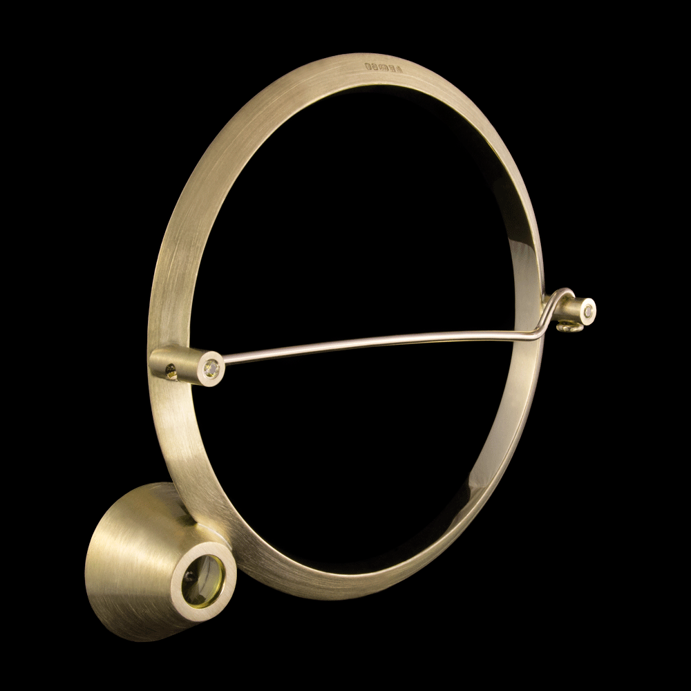 Starburst-brooch-back-1000x1000 brooch gold lemon quartz diamonds