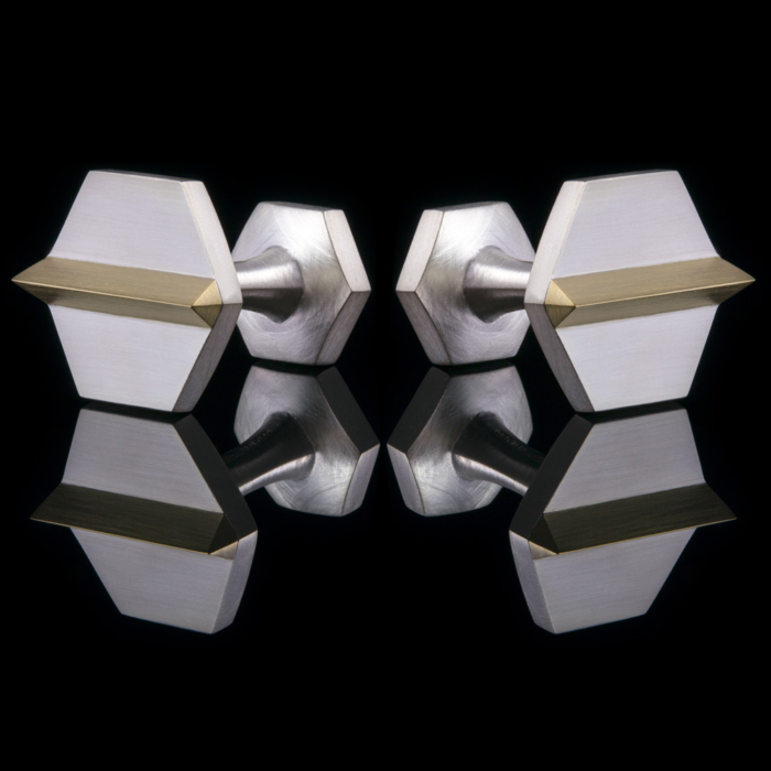 gold cufflinks silver