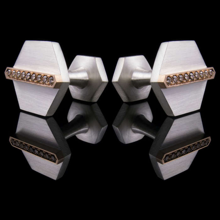 diamonds red gold silver