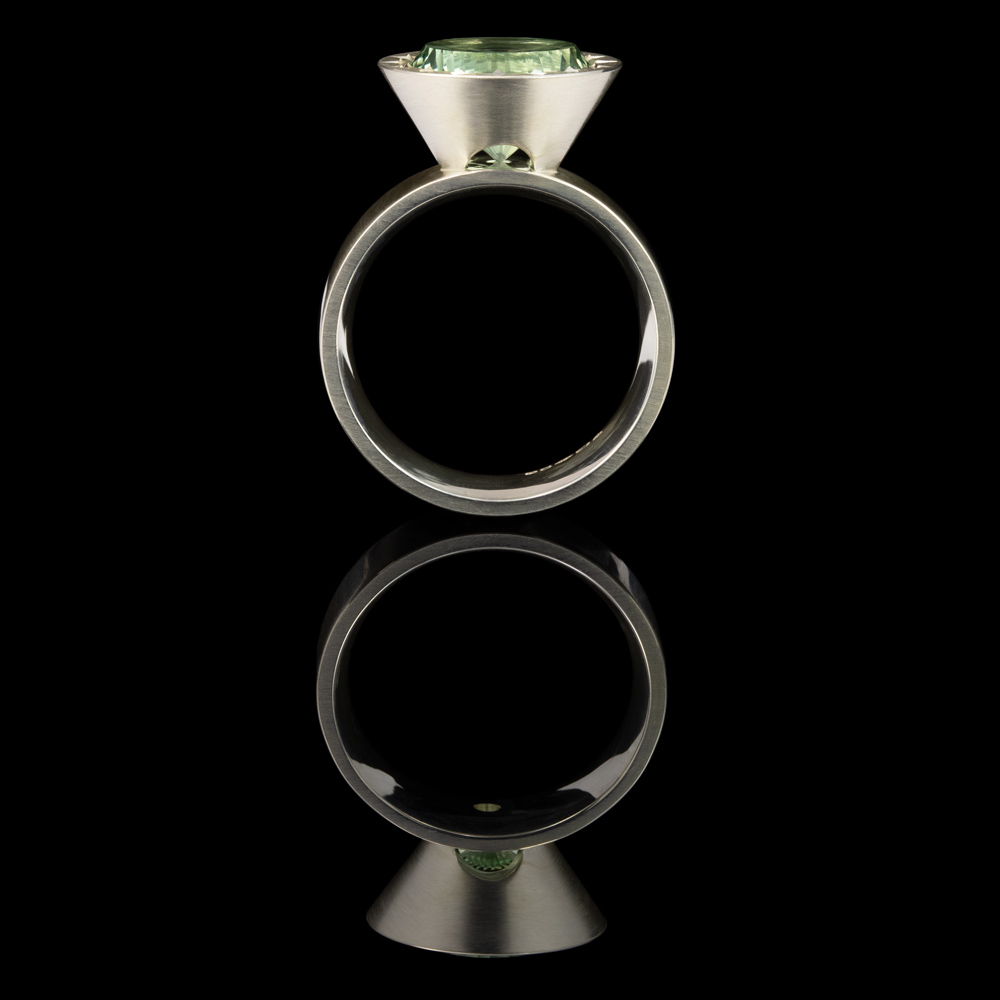 Starburst-ring-silver-prasiolith-standing-front-1000x1000 gemstone concave cut sterling silver prasiolite